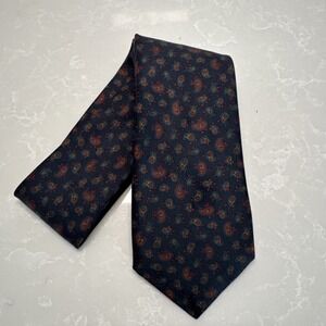 Burberry of London‎ Men's Silk Neck Suit Paisley Blue/Red